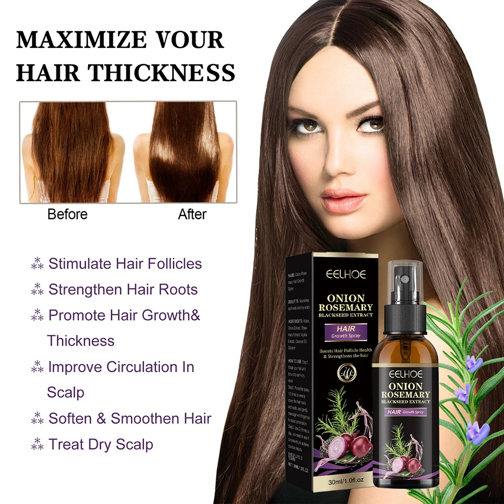 30ml Onion Rosemary Hair Growt - Black Seed Oil Capsule recension och pris