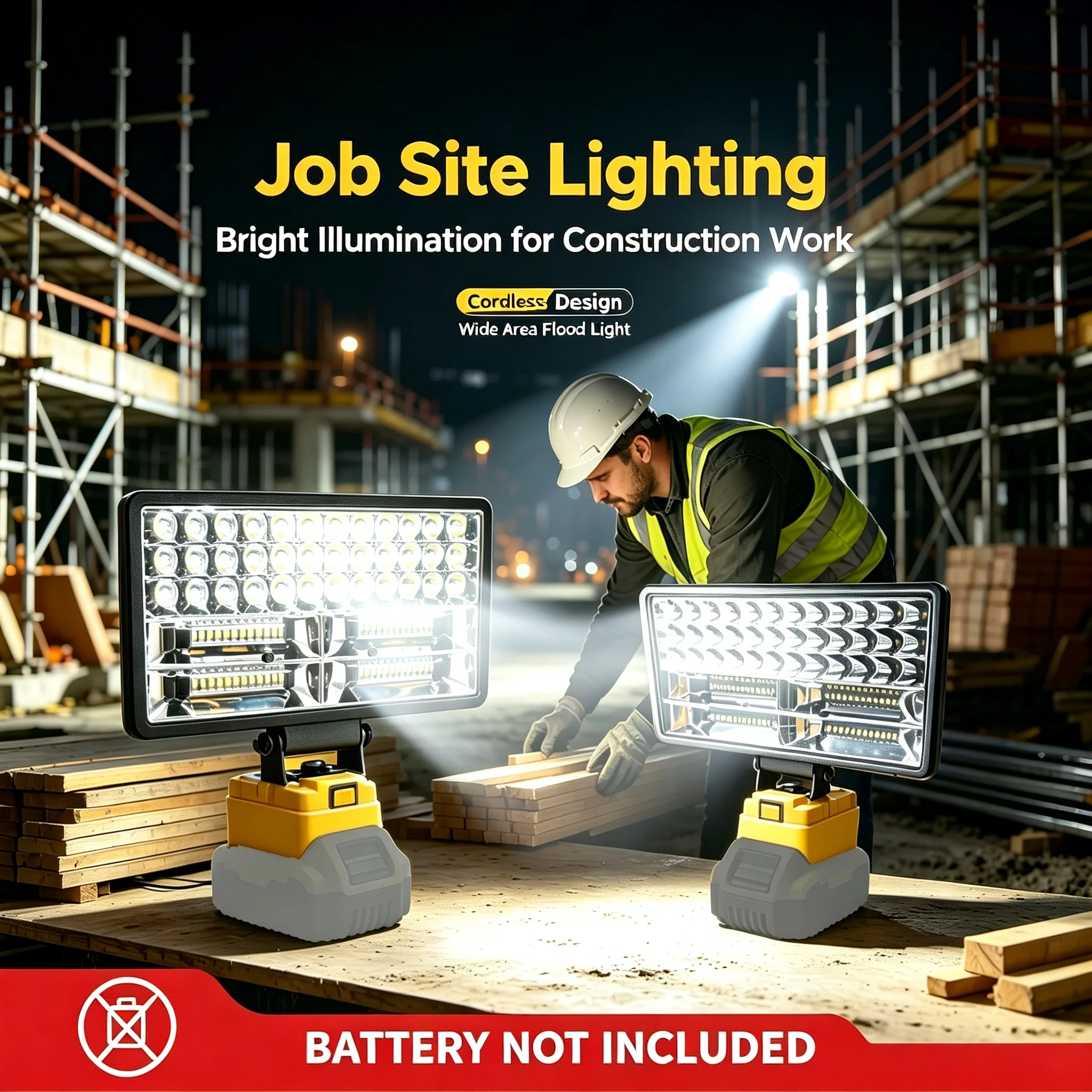 20V MAX LED-werklamp, draadloz - Outdoor Lighting Jobs recensie en prijs
