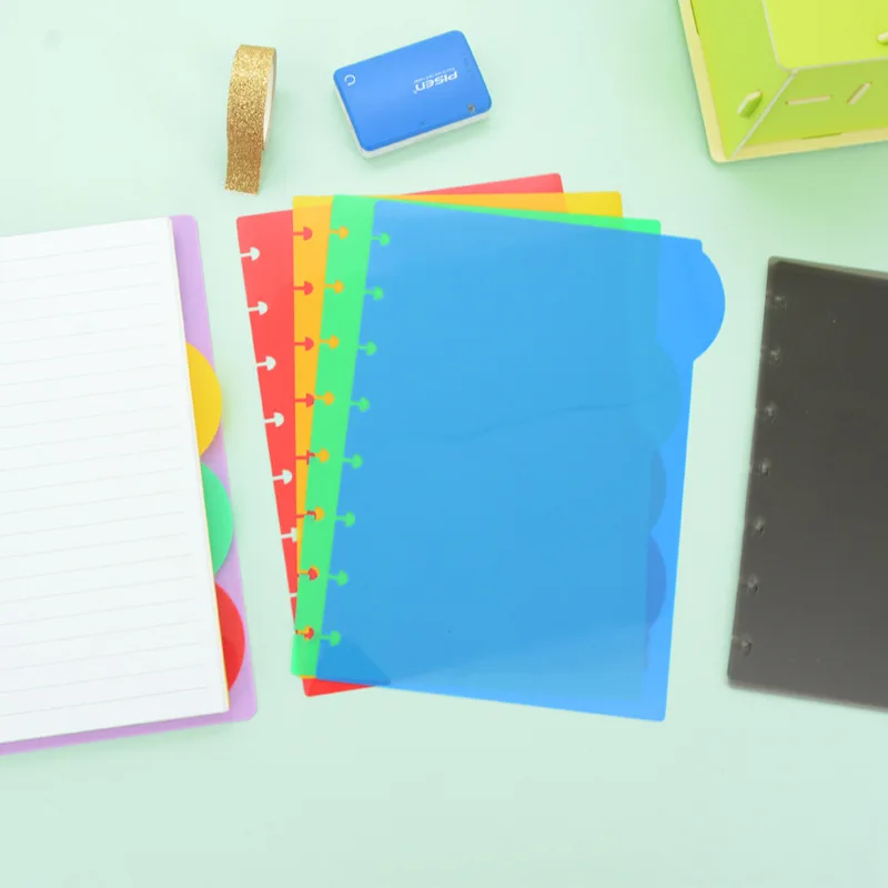 A4A5 Separation Page Index Page Classification Page Mushroom Hole Loose-leaf Book Separator Sheet Hand Account Separation Page