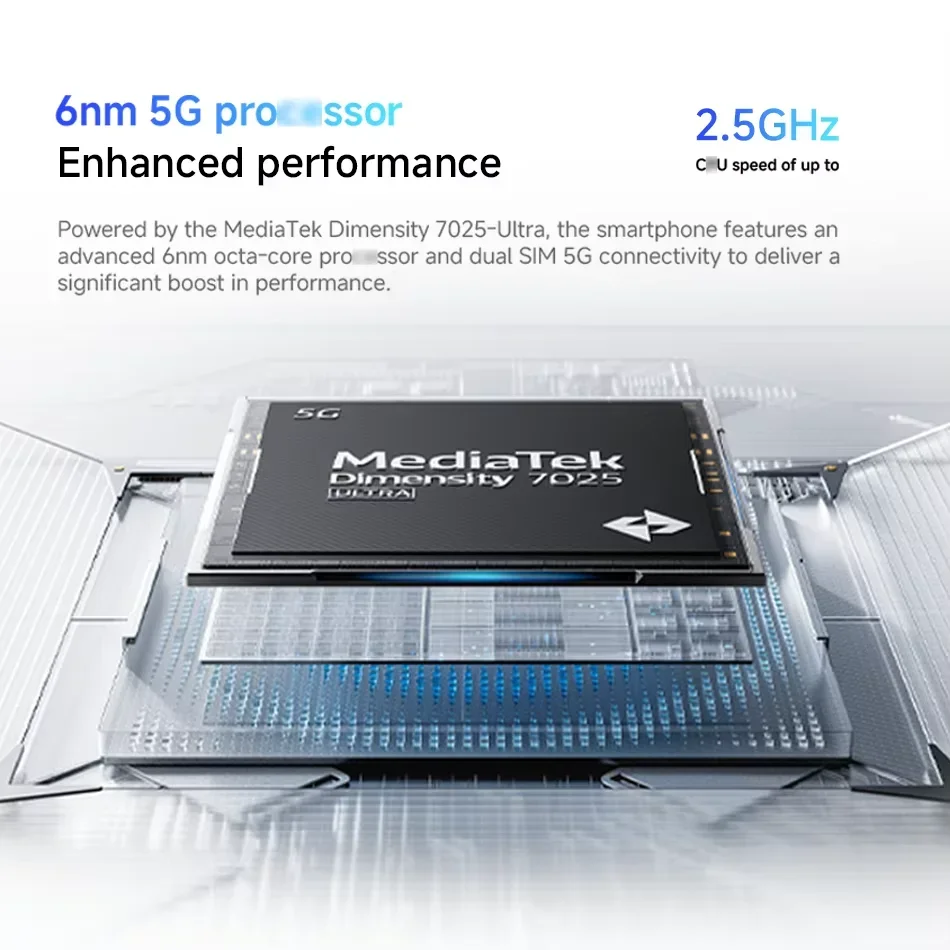 كاميرا Xiaomi Redmi Note 14 5G الإصدار العالمي للهاتف الذكي Mediatek Dimensity 7025-Ultra NFC 108MP مع بطارية OIS 5110mAh