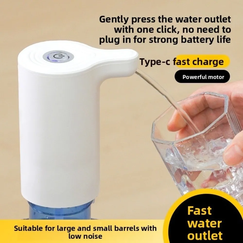 New Smart Electric Water Pump USB Charging Portable Water Bottle Pump Plastic Automatic Water Dispenser​​ Office Desk