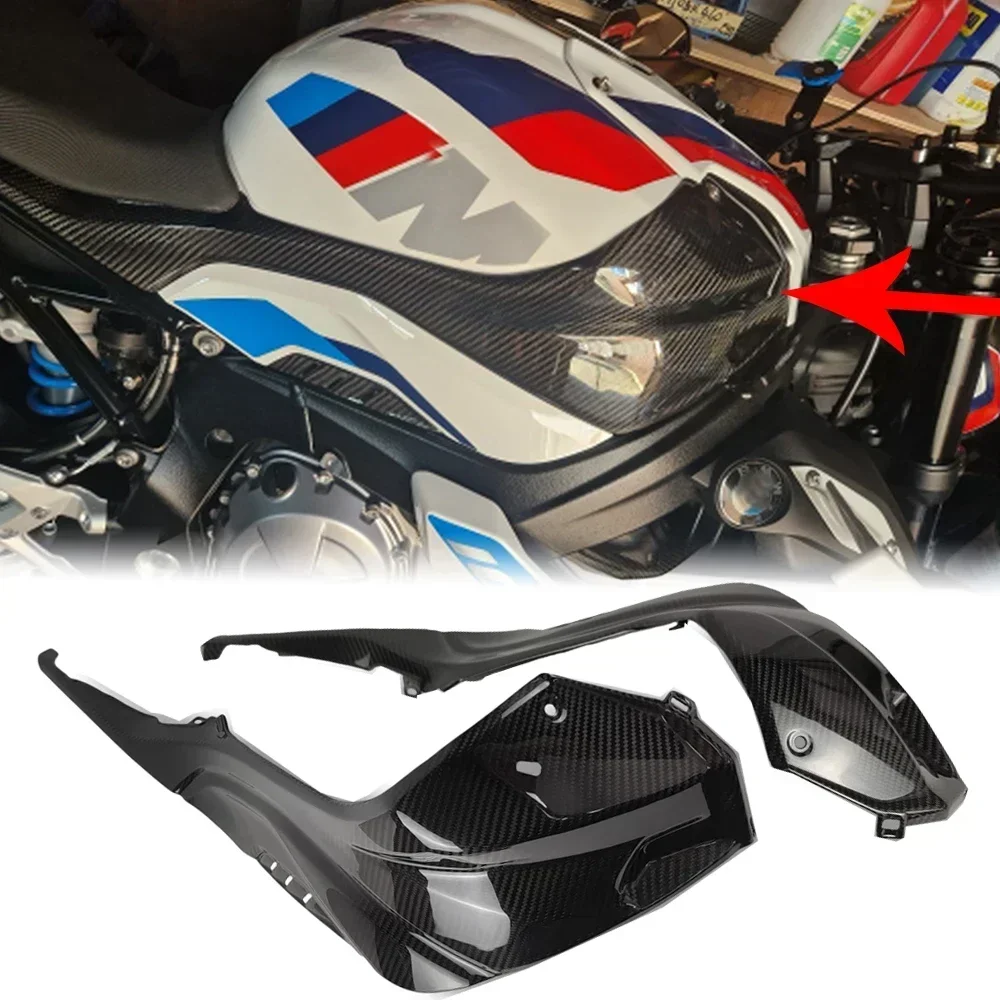 

Motorbike Carbon Fiber Fuel Tank Side Panel Fairing Body Frame Cover Cowl For BMW S1000RR S1000R M1000R 2019 2020 2021 2022 2023