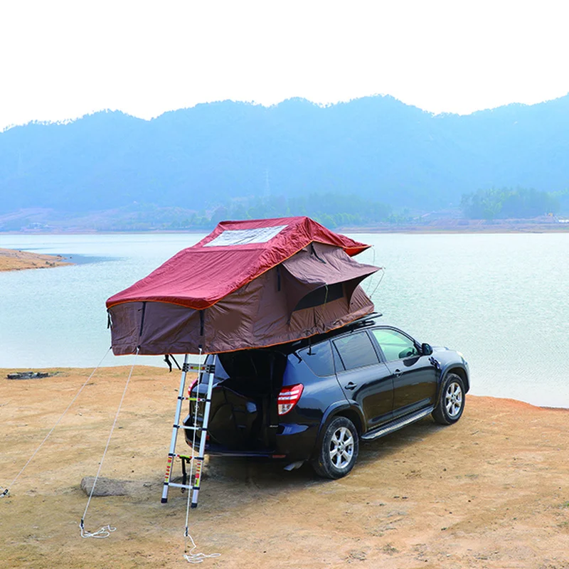 High Quality Soft Shell Aluminum Roof Top Tent Big Space Outdoor Off-Road Camping Exterior Accessories Durable Waterproof Design
