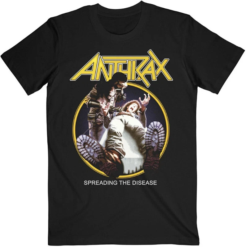 الجمرة الخبيثة نشر المرض قميص قائمة التتبع S-4XL تي شيرت الفرقة التي شيرت الراقية الفاخرة لكل من الرجال والنساء أفضل Y2k #1