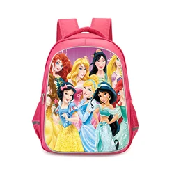 Disney Princess Child zaini ragazze studente regalo di compleanno borse da scuola campeggio zaino durevole