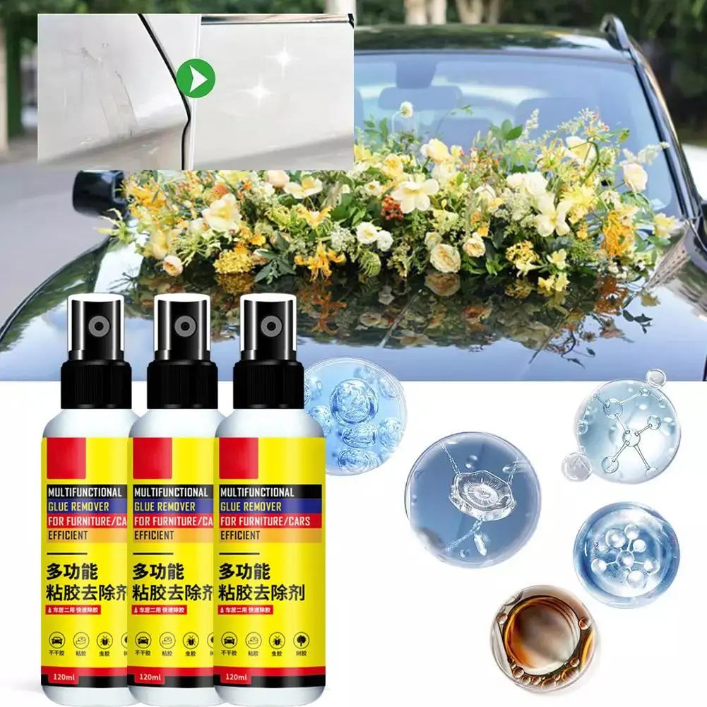 

Multifunction Quick Adhesive Remover Strength Label Wall Glass Car Sticker Label Glue Spray Cleaner Window Removal X2b2