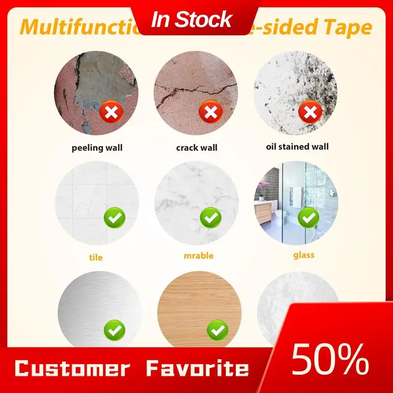 Top Sale Strong Double-Sided Cloth-Based Adhesive Tape Translucent Mesh Waterproof Super Invisible High-Viscosity Adhesive Tape