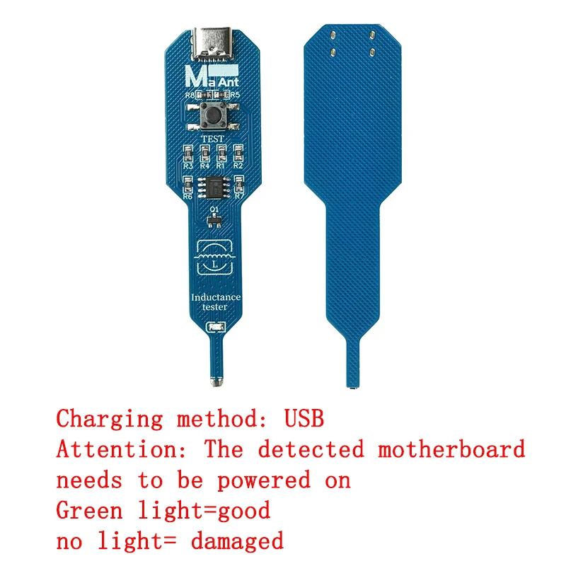 

3PCS MAANT M093B Type-C Inductance Tester Motherboard Coil Tester Electronic Circuit Board Inductor Detector