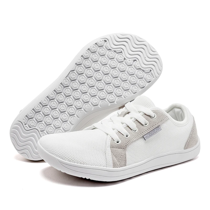 HOBIBEAR Barfußschuhe mit breiter Zehenpartie für Damen und Herren, Outdoor-Schnür-Lauf-Sneaker, Zero Drop, bequeme Freizeitschuhe – Detail 11