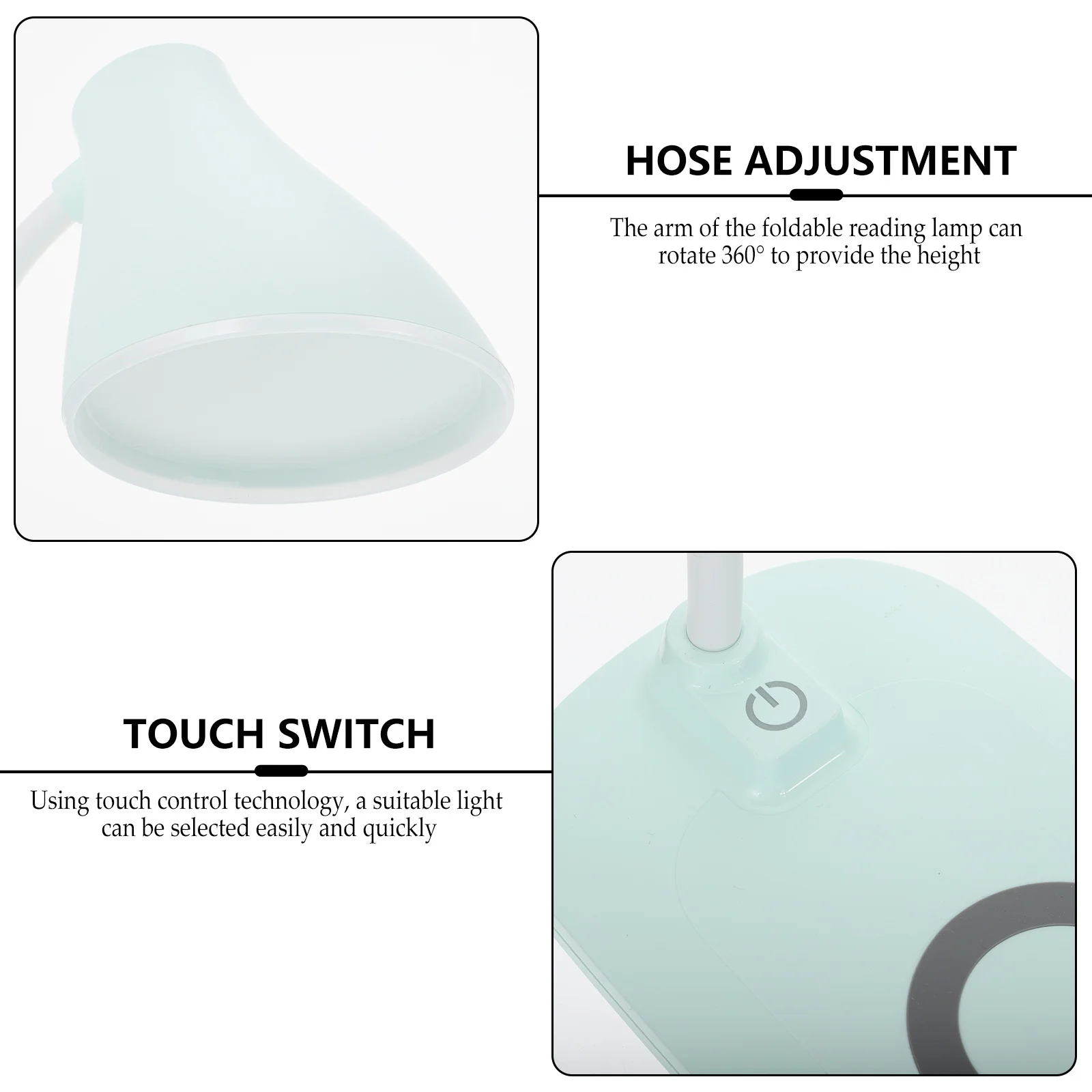 Lampada da scrivania con ricarica wireless Lampada Protezione per gli occhi Ricarica USB Luminosità Luce notturna portatile regolabile per dormitorio