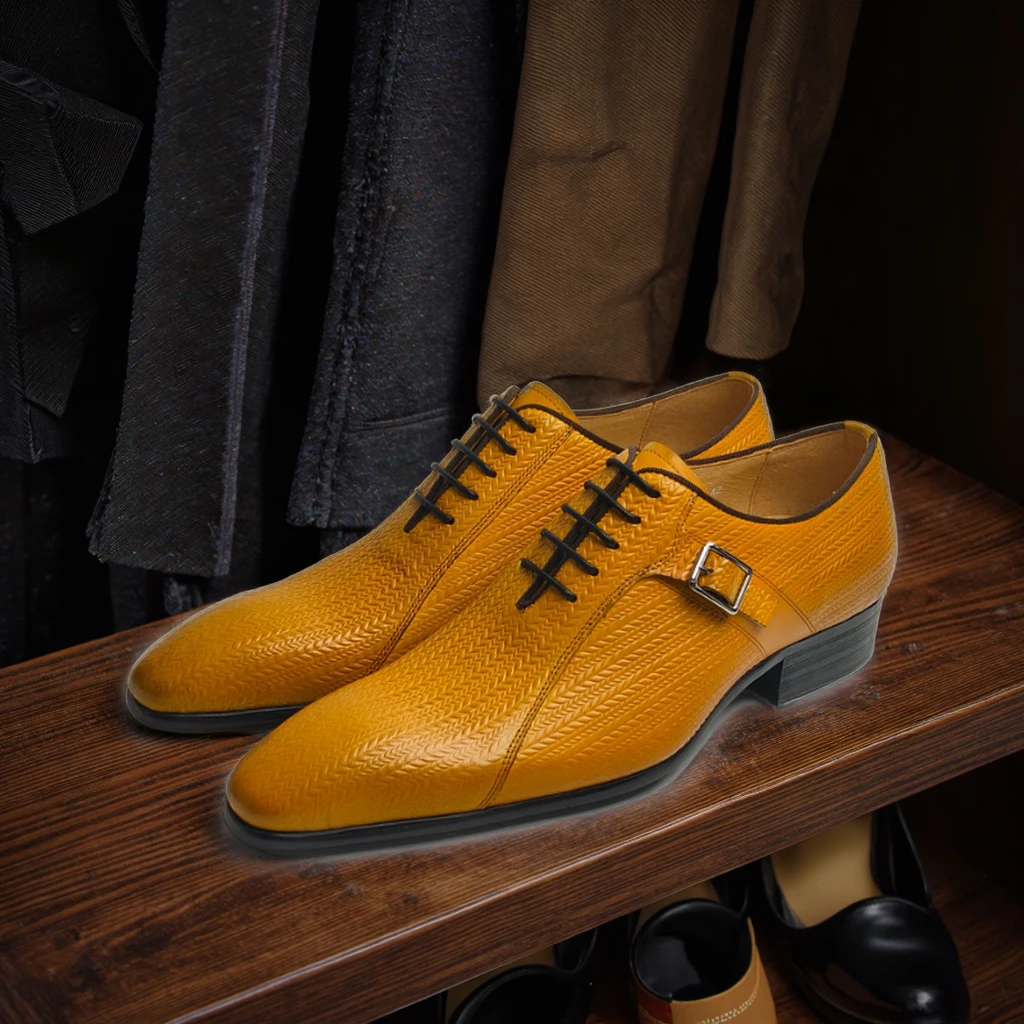 

High Quality Genuine Leather Elegant Designer Factory Direct Sale Shoes Classic Gentleman Formal Model for Autumn Fashion Oxford