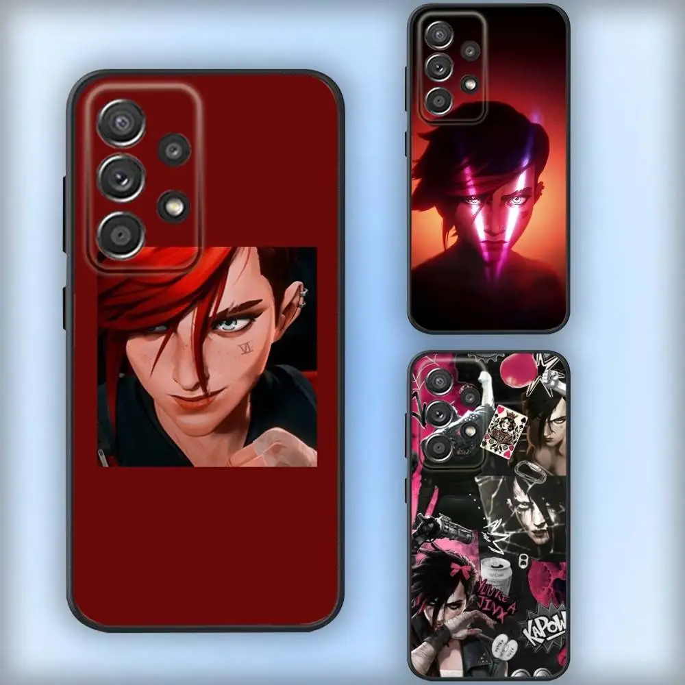 

A-Arcane Game V-Vi Phone Case For Samsung S25,S24,S21,S22,S23,S30,Ultra,S20,Plus,Fe,Lite,Note,10,9,5G Black Cover