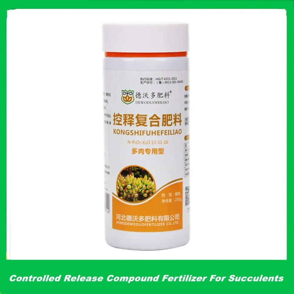 250g Controlled Release Compound Fertilizer, Succulents Plant Special Npk Slow Release, Long Effect For Home Garden