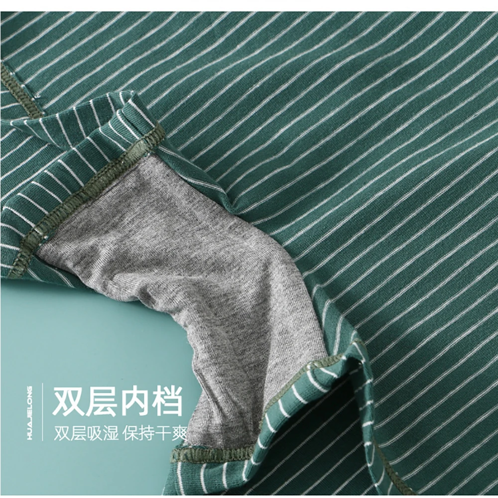 3PCS/Pack 100% Cotton Soft Panties Woman Trendy Striped Female Underwear Summer… - Image 5