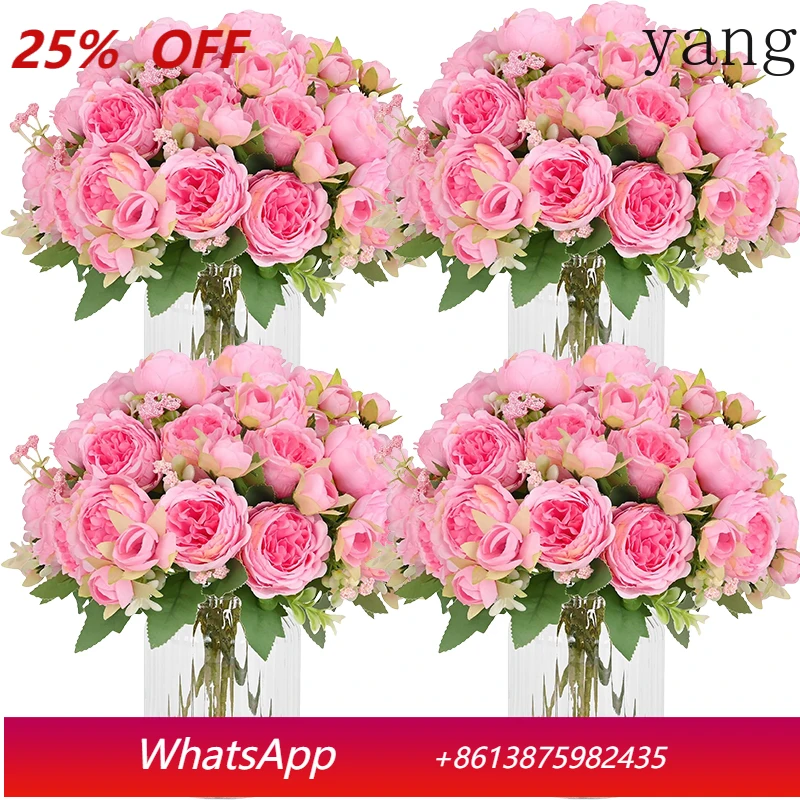 

Artificial Peonies Flowers Silk Peonies Flowers Fake Peonies Bouquet for Centerpiece Table Wedding Party Home Decor