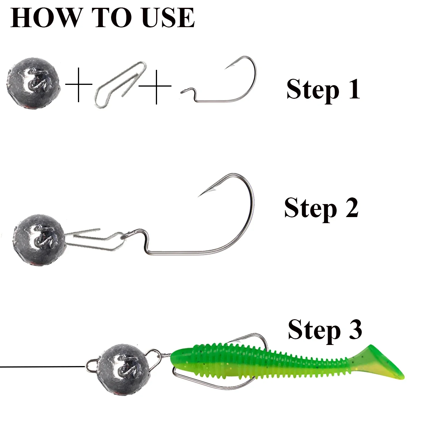 5pcs/lot Fishing Weight Sinker 3g-28g Deep Water Bullet Weight with Swivel Round Ball Sinkers Fishing Tackle Accessories image 3