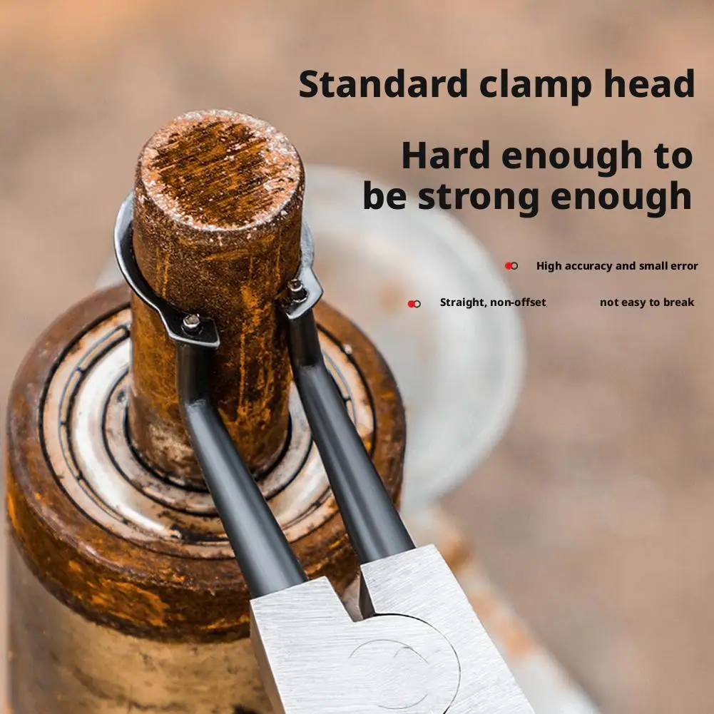 Kits de alicates de anel, alicates de nariz de agulha, alicates de anel de retenção, para remover instalar eixos de anéis de travamento de extrator