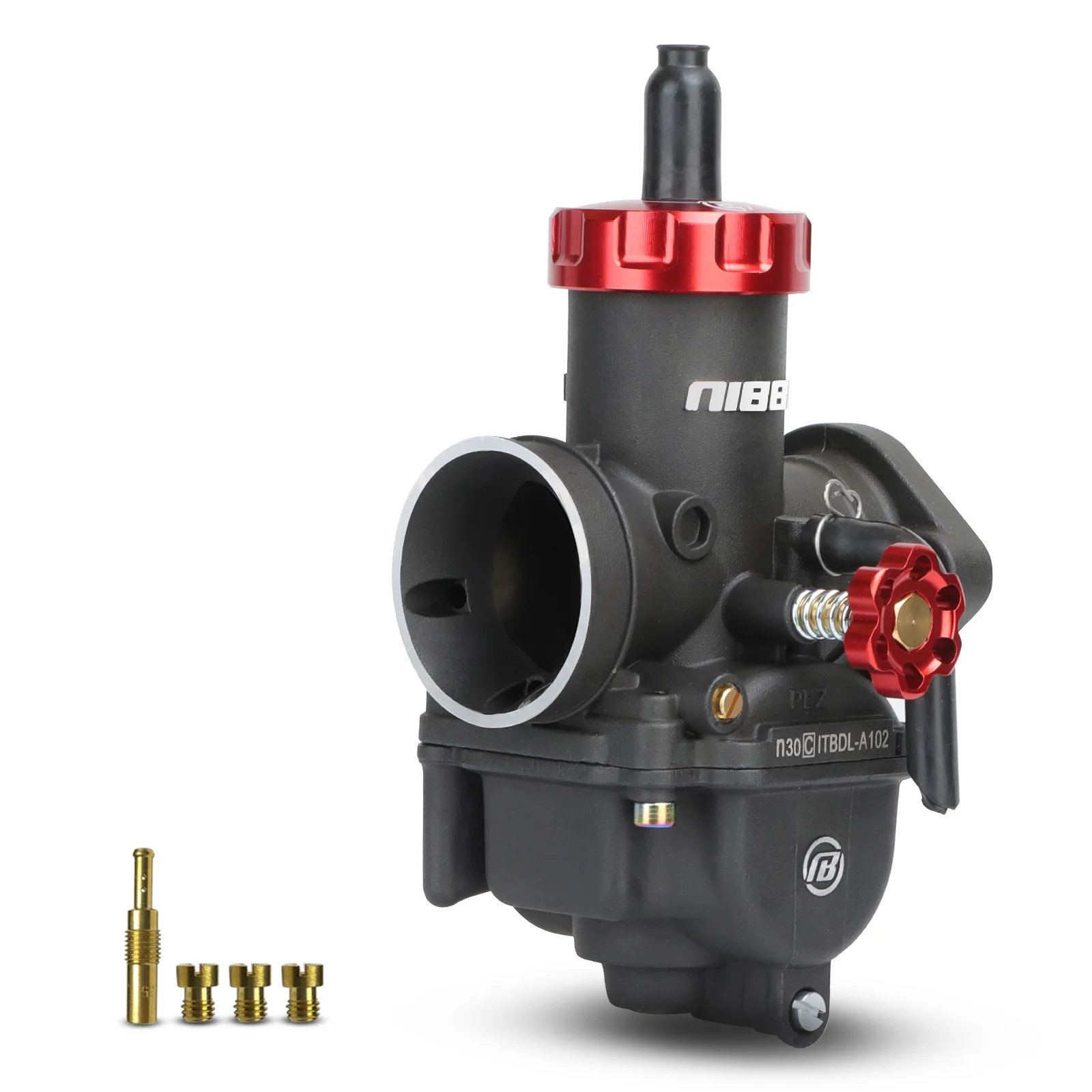 NIBBI Motorrad PEZ 30mm Flansch-Rennvergaser PE30 Power Jet Carb Passend für Yamaha Suzuki Honda 250cc-300cc Motocross Dirt Bike – Detail 7