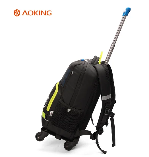 16 inch school Rolling backpack Children Travel Trolley Bag school Wheeled backpack for boys schoo trolley bag with 4 wheels