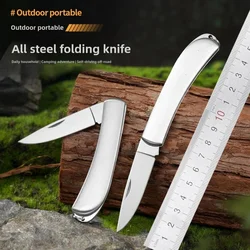 Fruit Knife Open Box Tool Key Pendant Mini Outdoor Folding Knife Edge High Hardness Camping Self-defense Knife Gift