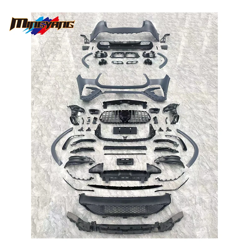 

Заводской хит продаж, высокая посадка, роскошный дизайн, обвес автомобильного бампера для GLE Class W167 2020-2024, обновление до 2024+ G