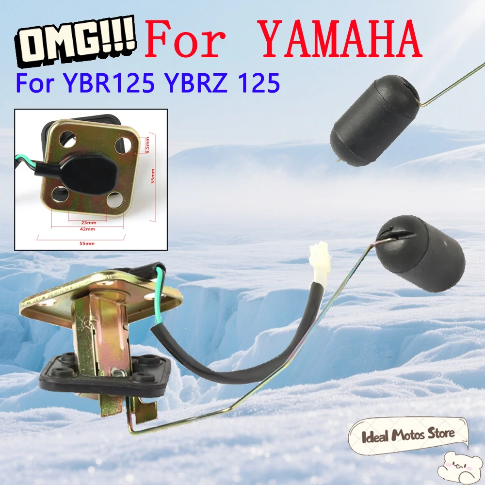 

For YAMAHA YBR125 YBRZ 125 YBR125Z Motorcycle Oil Level Sensor Waterproof Brass Float Arm Fuel Sender Unit Compatible with Parts