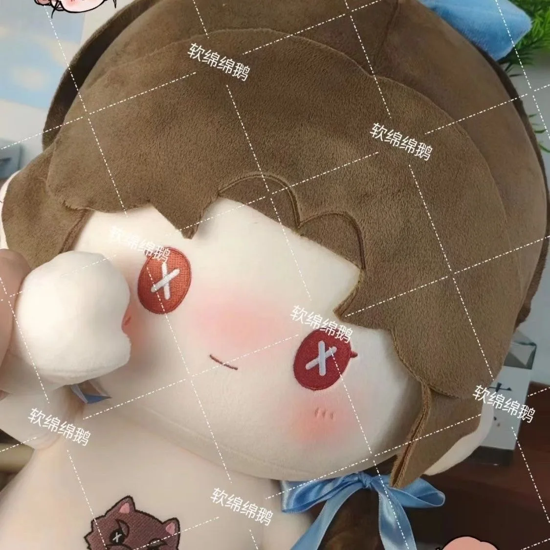 애니메이션 ID V 인형 만화 원피스 업 코스프레, 앉아있는 자세, 부드러운 바디 베개, 사랑스러운 크리스마스 선물, 40cm