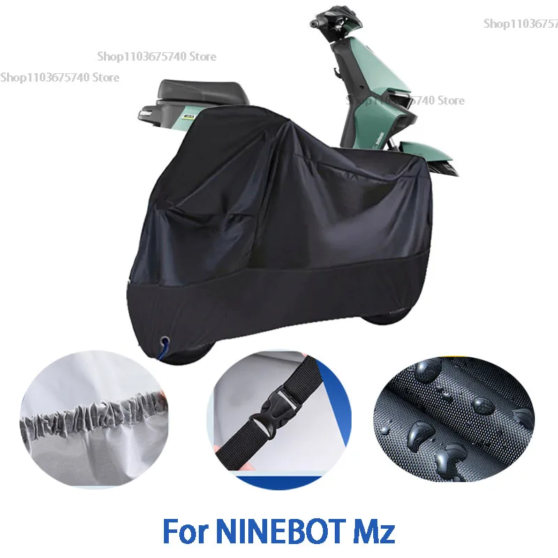 

Полные чехлы для мотоцикла NINEBOT Mz, автомобильные чехлы на открытом воздухе, защита от солнца, пыли, без ушей, утолщенные оксфордские чехлы, аксессуары