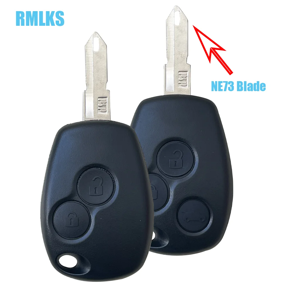 For RENAULT Clio Kangoo Modus Twingo Master Key 3 Button Remote Car Key Fob Case Shell VAC102/NE73/VA6 Blade