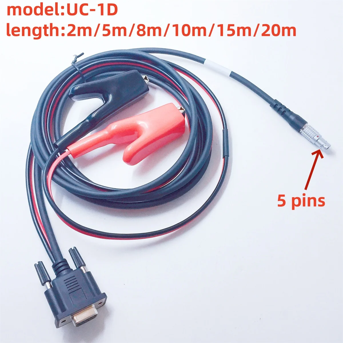 

Cable UC-1D Applicable to Hi-Target GNSS GPS V90 V98 V100 V200 A12 A30 A60 TS2 TS6 to PC and Battery