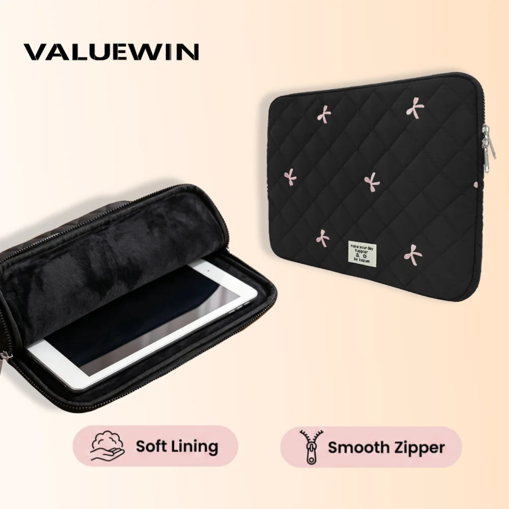 

11 inch Tablet Sleeve Bag for Ipad Pro 11 Samsung Galaxy Tab S11 A9+ Puffy Quilted Portable Thickened Tablet Bag Pouch