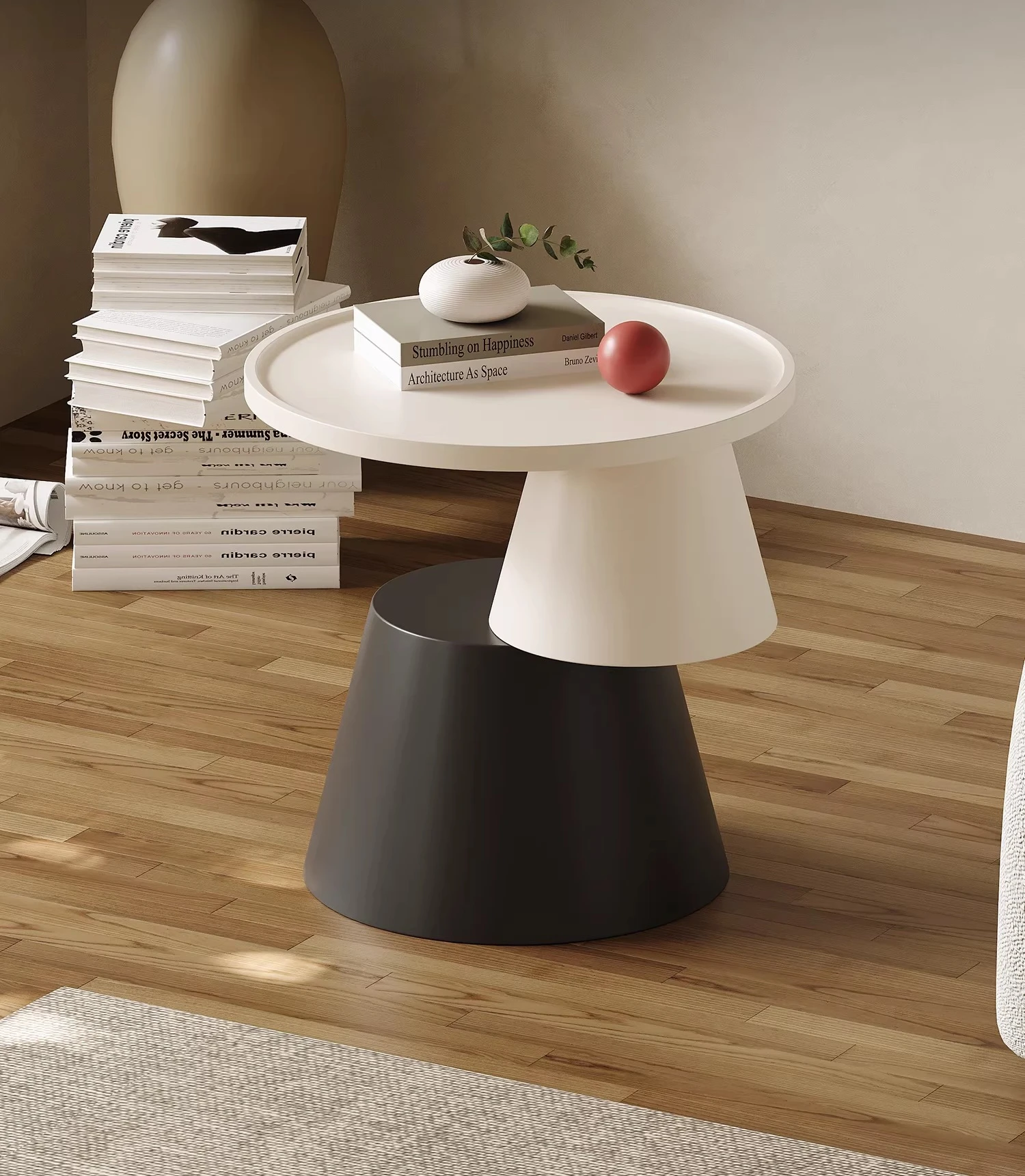 

sofa side few living room household small apartment creative art designer light luxury small round table corner few