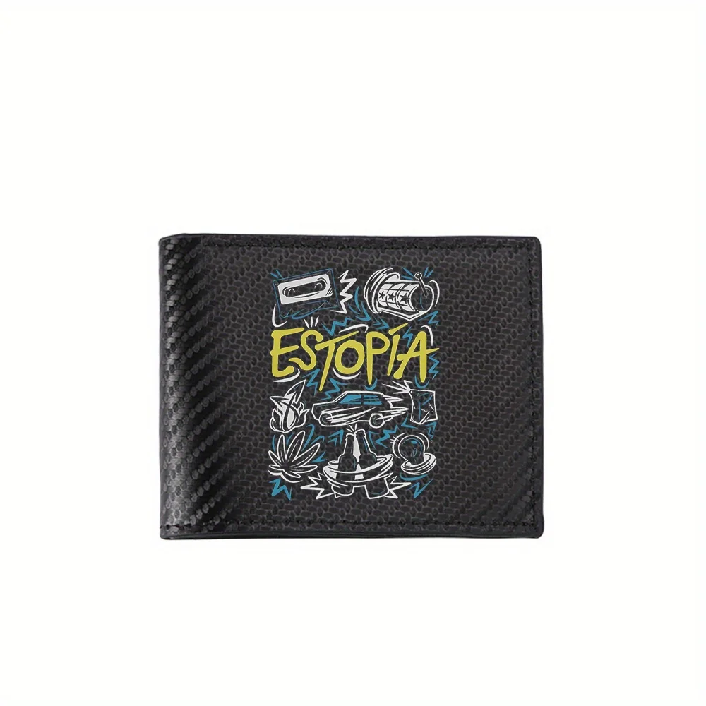 

Tape retro car bottles casino light Men's Wallets Simple Business Modern Stylish Printing Design Gifts For Father Boyfriend Chri