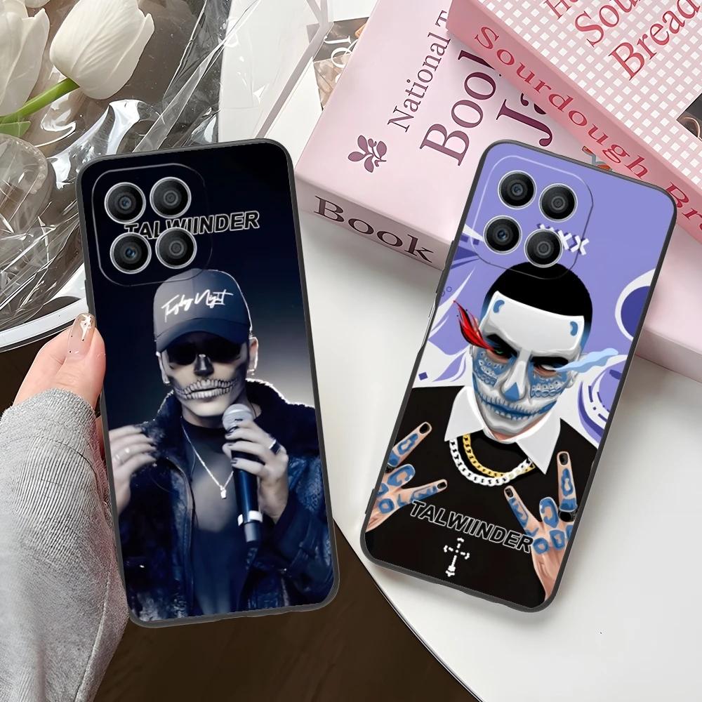 Talwiinder Color Painting Mobile Cell Phone Case for Huawei Honor 90 80 70 60 50 30 20 10 9 8 7 Pro S SE Lite 5G Black Cover