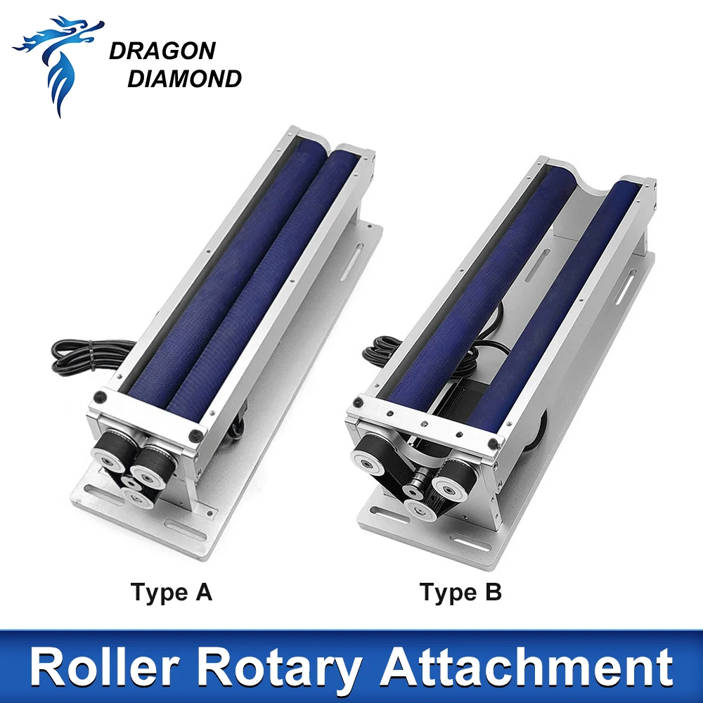 Roller Rotary Axis Rotary Attachment for Fiber laser Engarving Machine DIY Engarving