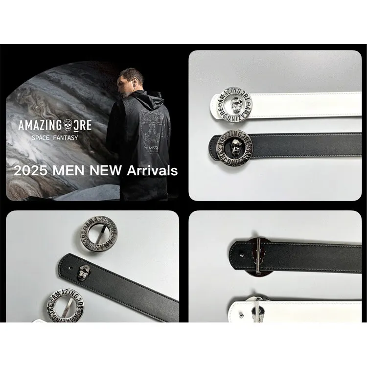 Golf men's gift box belt two lead replacements practical imported microfiber materials simple atmosphere versatile