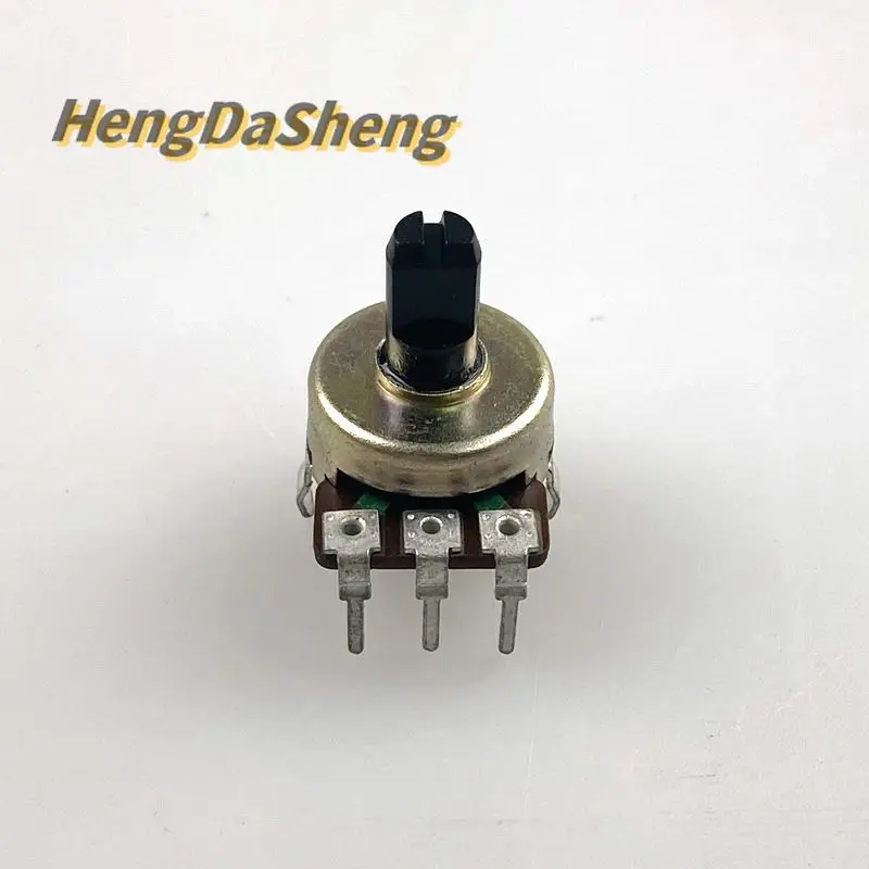 5Pcs R161 Three Pin Single Link B50K Computer Speaker Amplifier, Audio Volume High And Low Frequency Adjustment Potentiometer