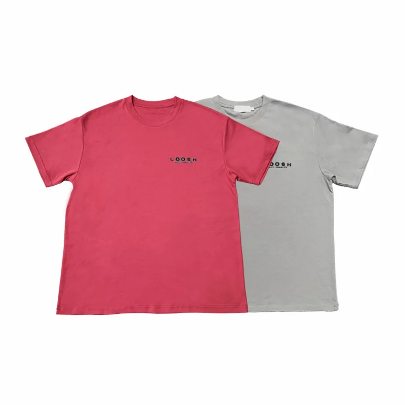 Heavyweight T-shirt Oversized High Quality Blank Streetwear Men Unisex Designer Sweatshirts Half Sleeved Top T-Shirts Tops