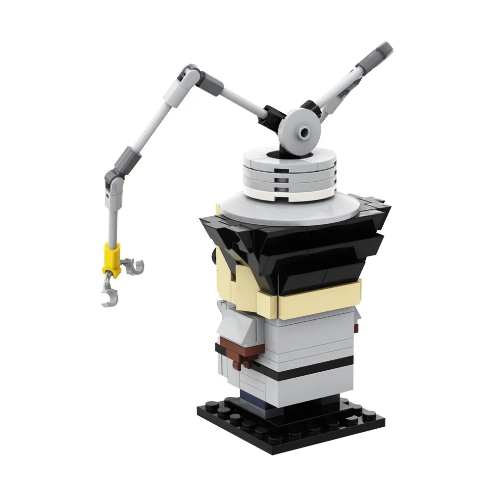 Gobricks MOC 만화 영화 검사 된 가제트 Brickheadzs 빌딩 블록 세트 액션 캐릭터 탐정 벽돌 장난감 어린이 선물