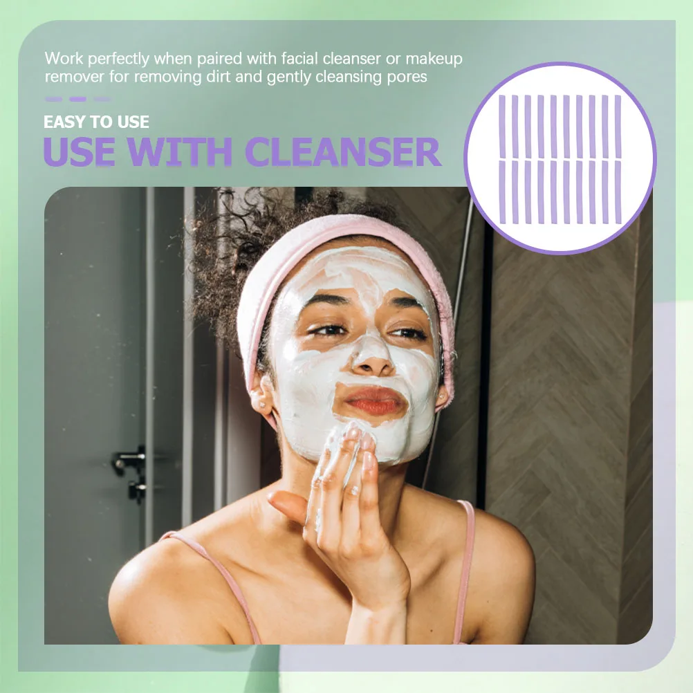 

96pcs Face Cleaning Puff Compressed Sponge Wipes Pad Scrubber for Women Girl Facial Skin Care Tools Makeup Accessories