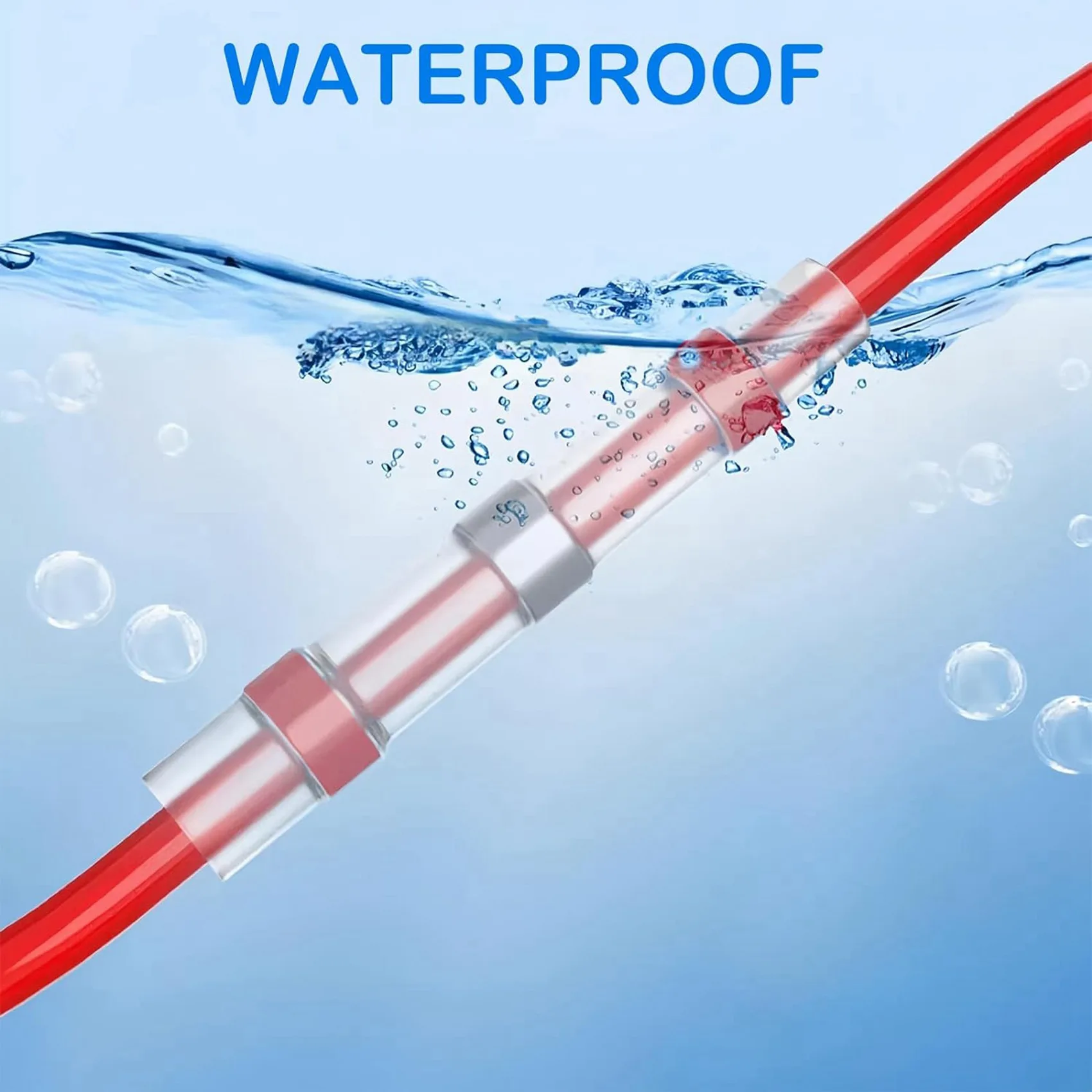 

【СОКРУЩЕНА ЦЕНА】800 шт. термоусадочных водонепроницаемых электрических соединителей для герметизации проводов и клемм