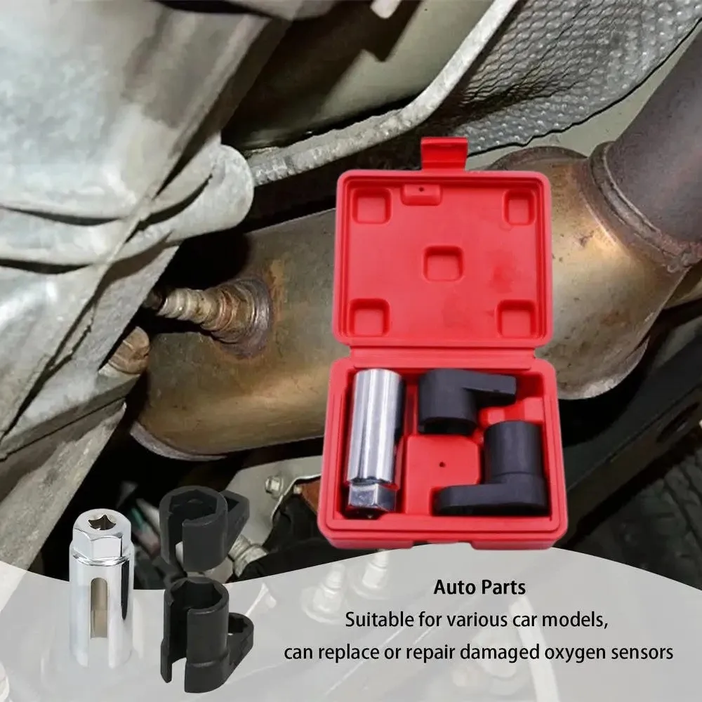 

22mm Oxygen Sensor Socket Wrench Professional Efficient Broken Nut Removal Tool 6 Point Wrench O2 Socket Removal Truck Repair