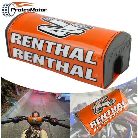 ATV UTV Motorcycle Handlebar Bar Chest Pad for Renthal Pit Bike Mousse Guidon Moto Cross Protection Steering Wheel Pillow Enduro