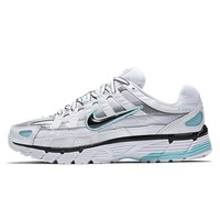 Nike P-6000 White Light Aqua Running Shoes Classic Fashion Casual Walking Outdoor Sports Shoes Trainers Women Men Sneakers