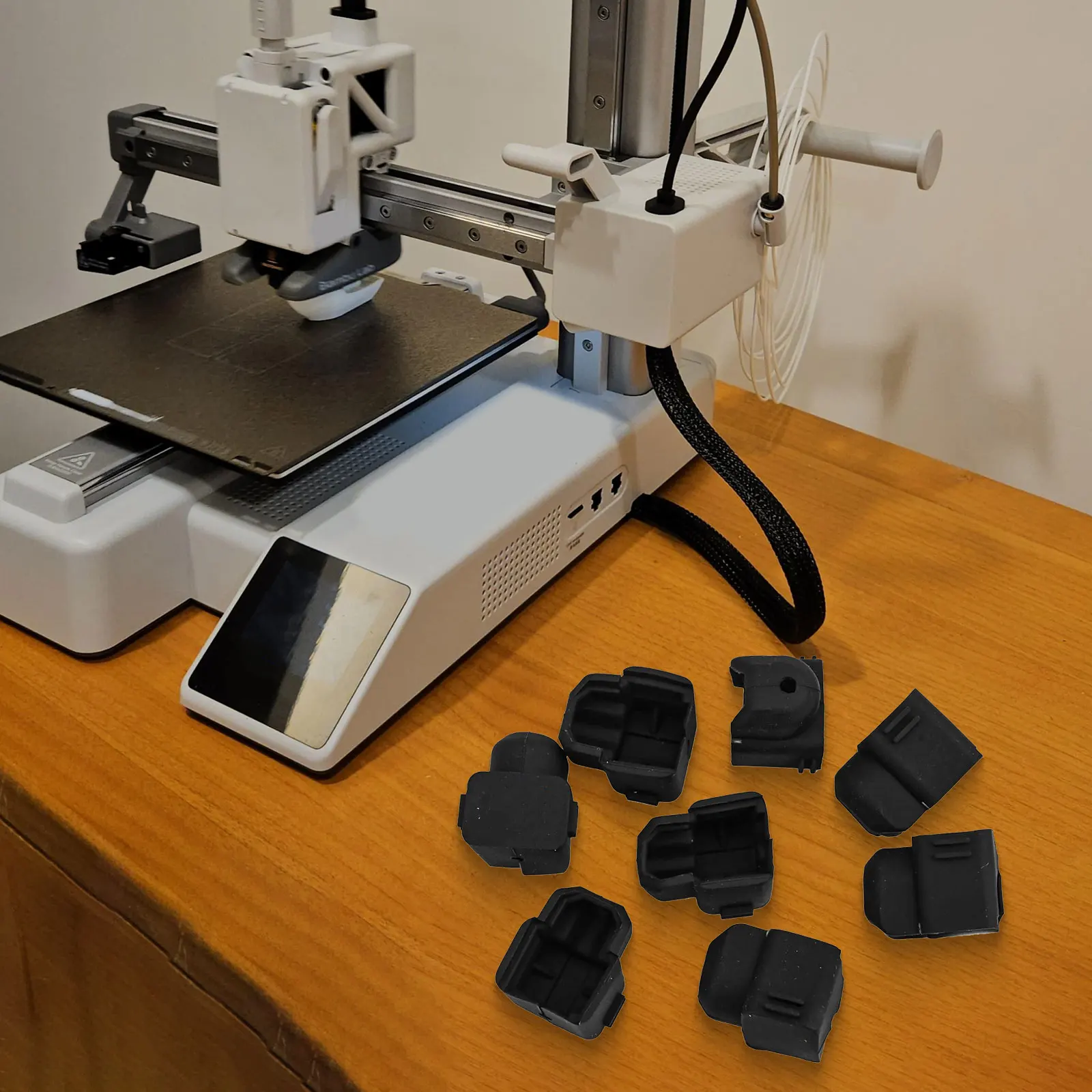 Premium Silicone Sock Covers For 3D Printer Use Includes Eight Units Designed Specifically For The For Bambu Models