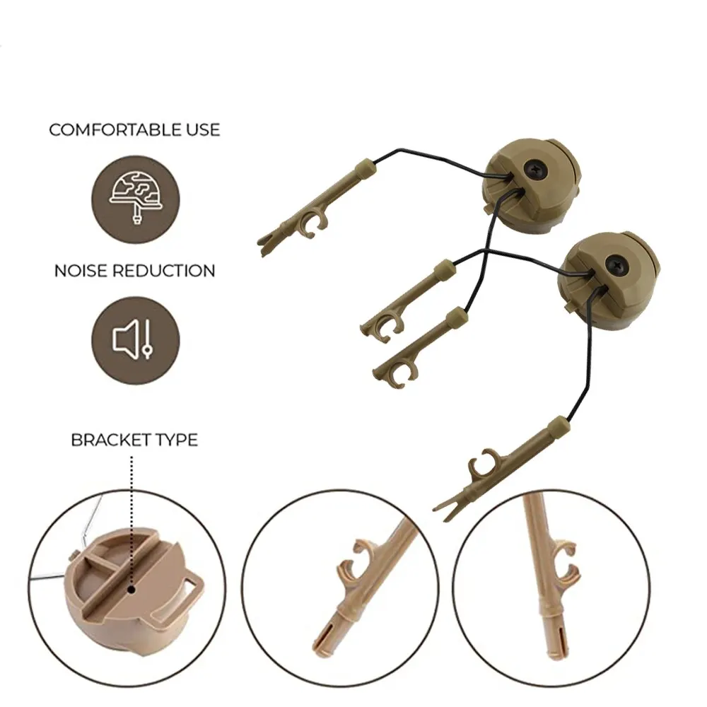 Comtac I & II ARC адаптер Тактический шлем аксессуары рельсовая крепление Подвески версия для Comtac тактическая гарнитура