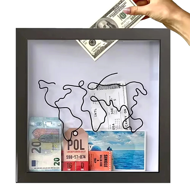 B2 Frame: The Unexpectedly Practical Wooden Money Box That Doubles as a Photo Display