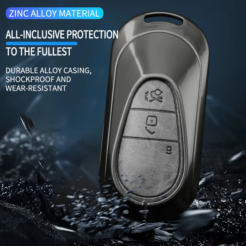 

Car Key Case Cover Shell Fob For Mercedes Benz 2022 C S Class W206 W223 S350 C260 C300 S400 S450 S500 Key Protector Keychain