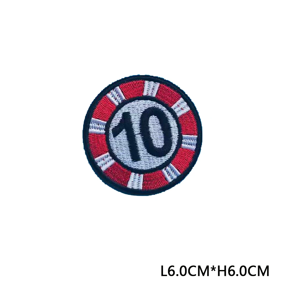 Emblem Clothing Accessories Badge Sticker Embroidered Embroidery Sticker Iron-on Patches