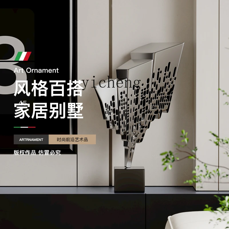 C1 Ornamento artistico Scultura astratta da terra Artigianato decorativo